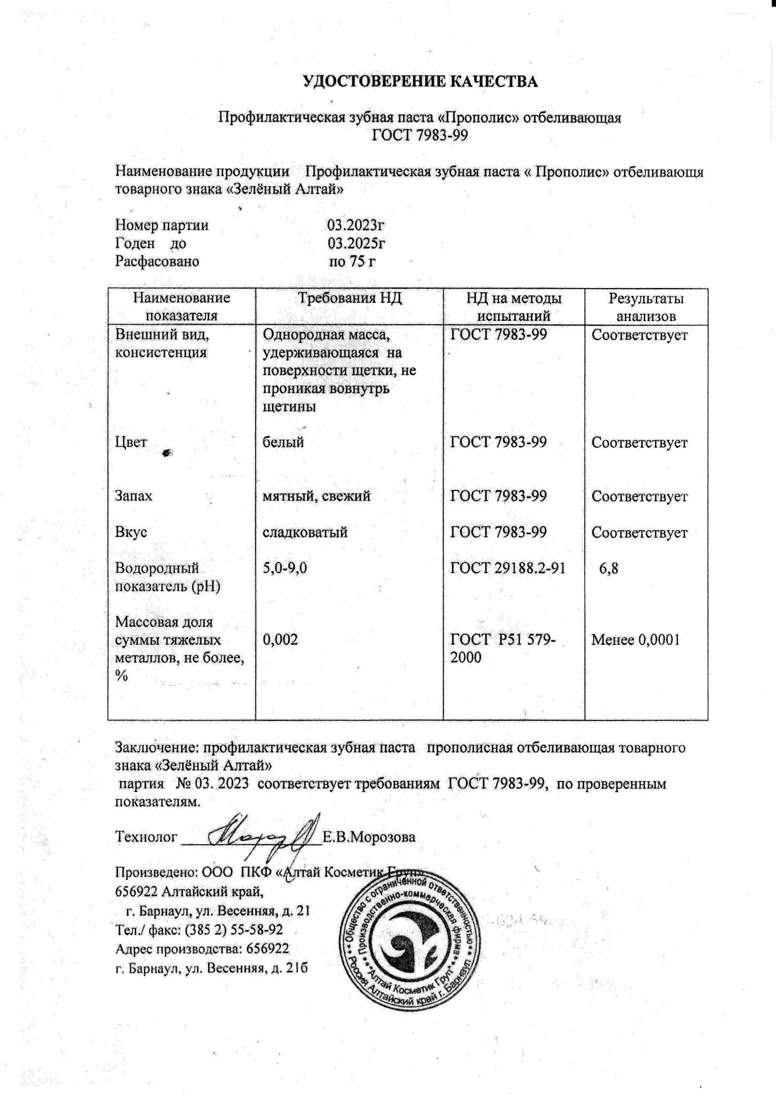 Паспорт №032023